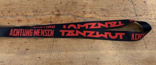 Lanyard Tanzwut ACHTUNG MENSCH!